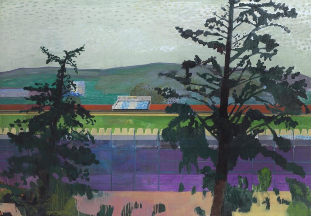 Landscape with a Football Ground