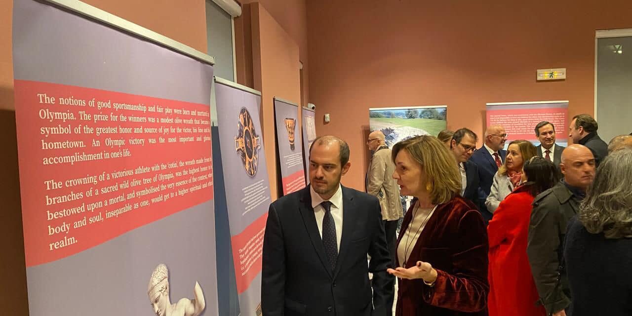 La exposición sobre el Ideal Olímpico abierta al público en el Museo Bizantino y Cristiano de Atenas